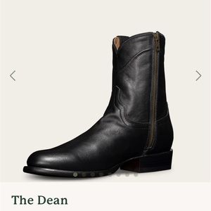 Tecovas Dean Black. Size 8EE. BRAND NEW.